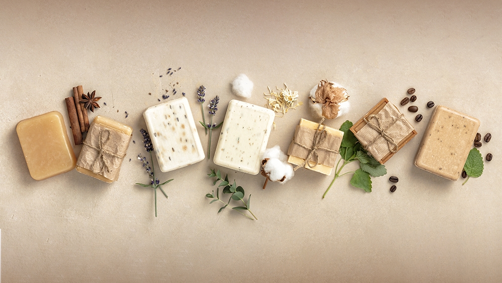 natural soaps and commercial soaps